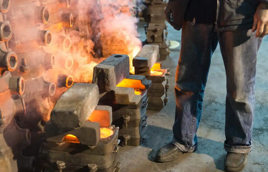 What are the advantages of casting compared to forging?