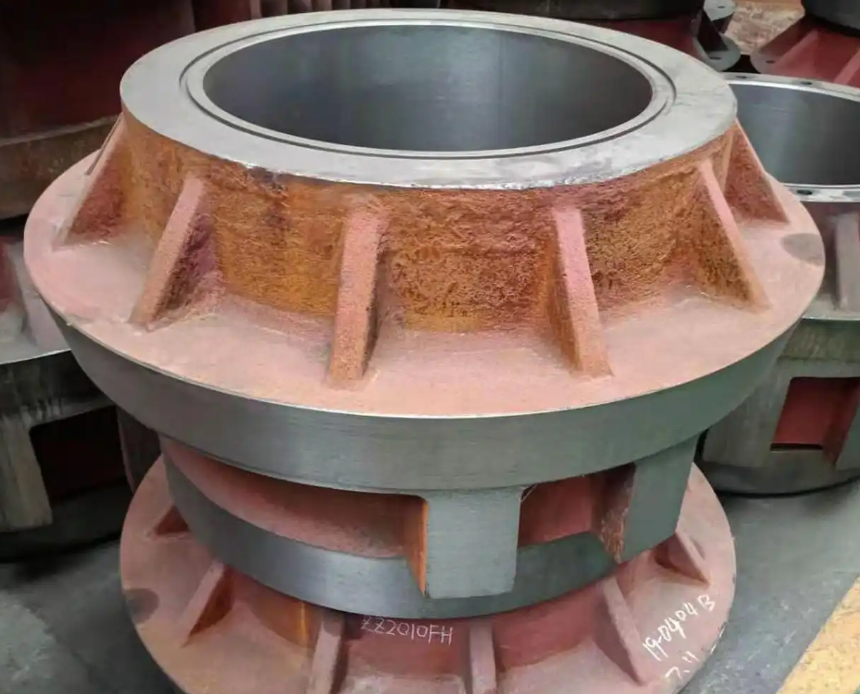 Why are ductile iron parts galvanized on the surface?